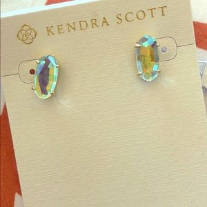 Kendra Scott gold stud earrings NWT